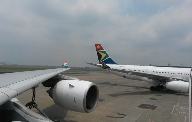 Samoloty na lotnisku