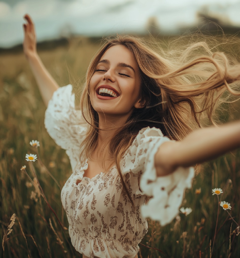 Kobieta liderka, szczęśliwa